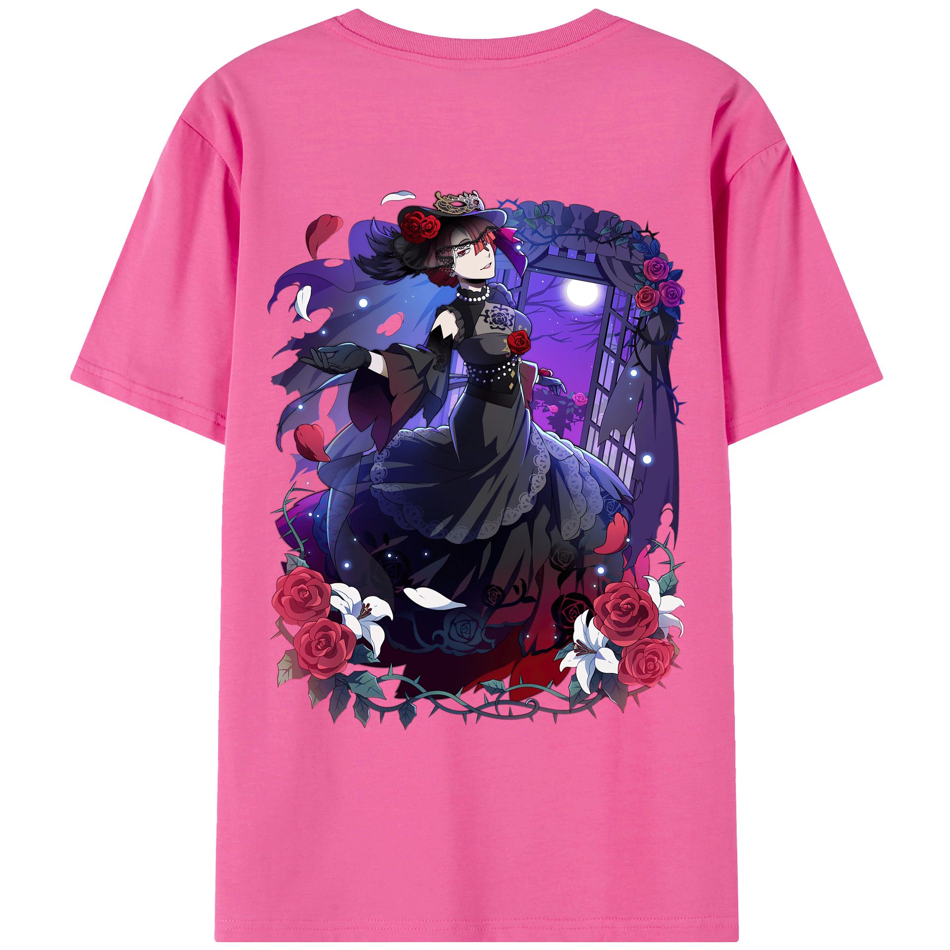 （画像用） 文豪ストレイドッグス Bungo Stray Dogs レディース半袖Tシャツ(バックプリント)